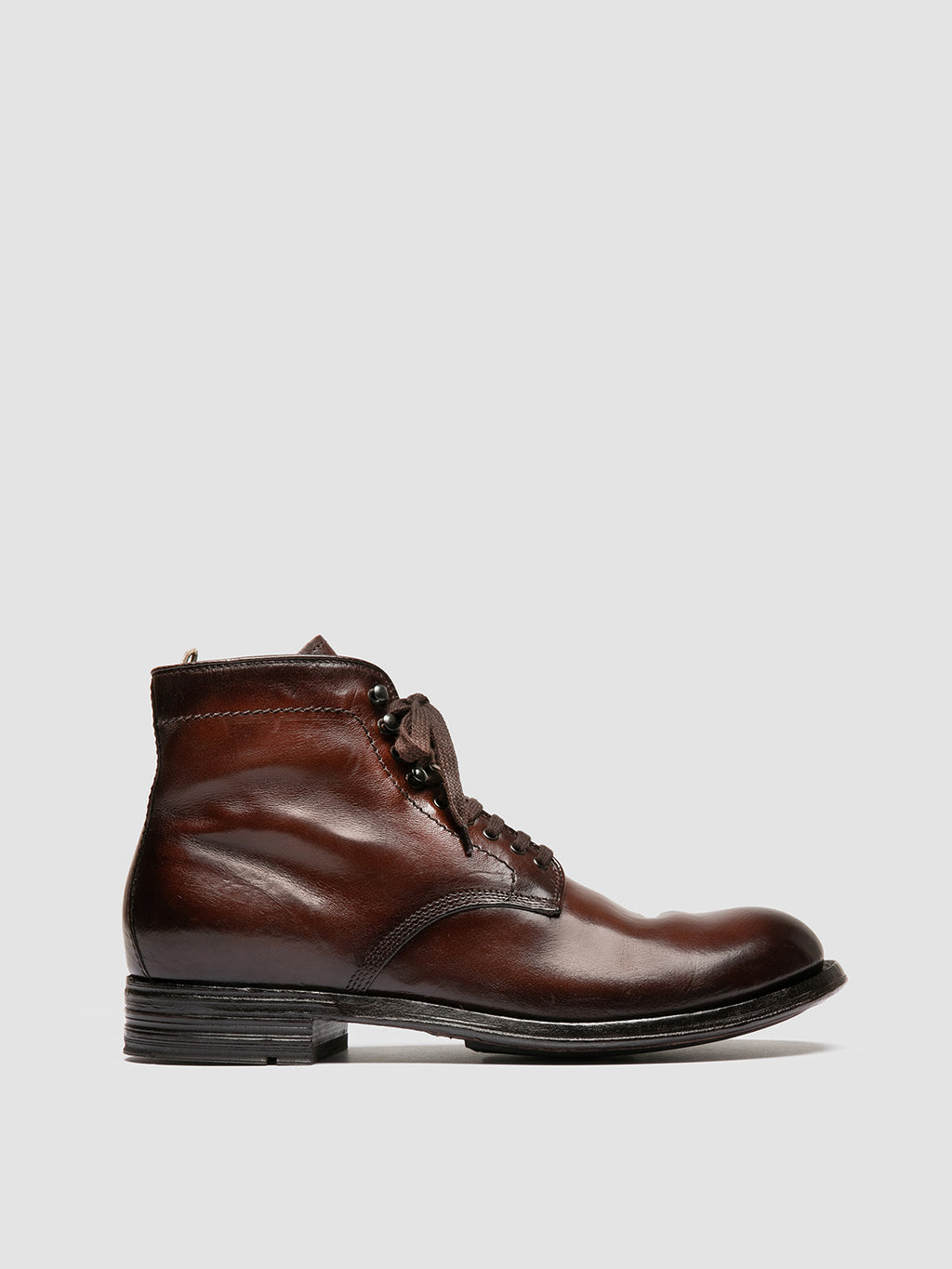 ADMIRAL 009 - Brown Leather Lace-up Boots Officine Creative - 1