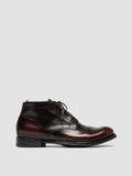 ANATOMIA 88 - Burgundy Leather Chukka Boots Men Officine Creative - 1