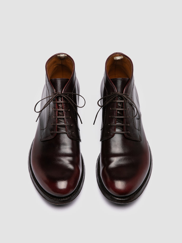 ANATOMIA 88 - Burgundy Leather Chukka Boots Men Officine Creative - 2