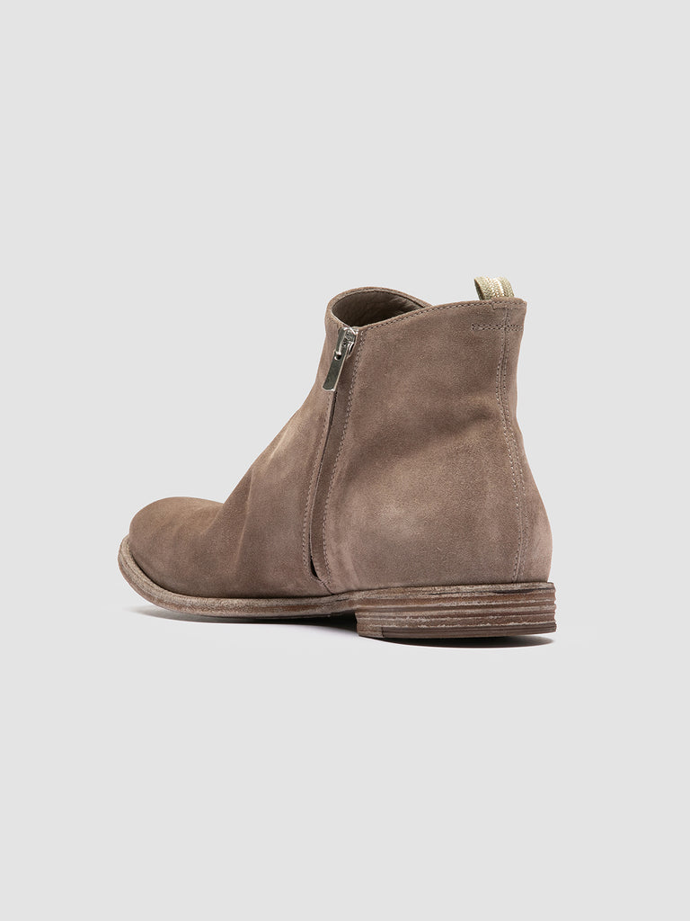 ARCHIVE 514 - Grey Suede Zipped Boots