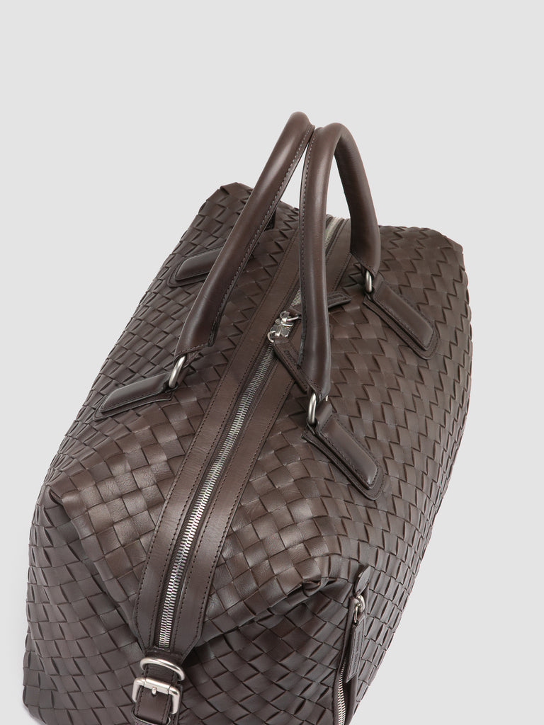 ARMOR 019 - Brown Leather Travel Bag Officine Creative - 2