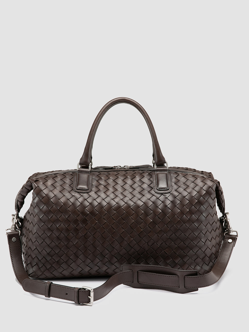ARMOR 019 - Brown Leather Travel Bag Officine Creative - 4