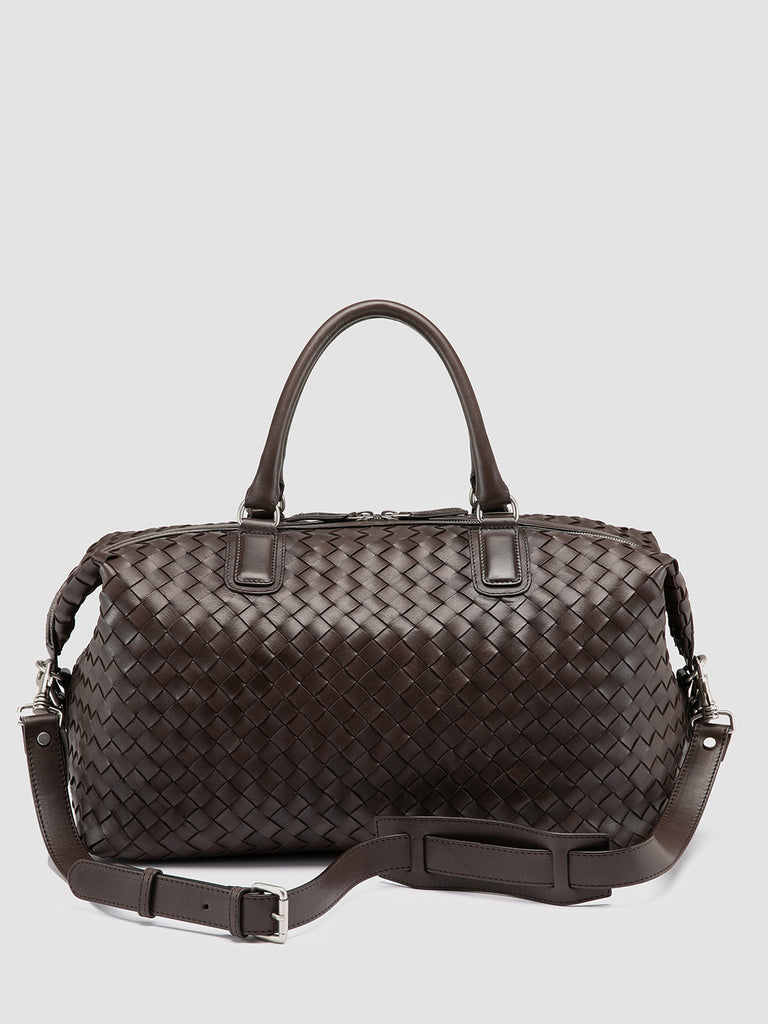 ARMOR 019 - Brown Leather Travel Bag Officine Creative - 4