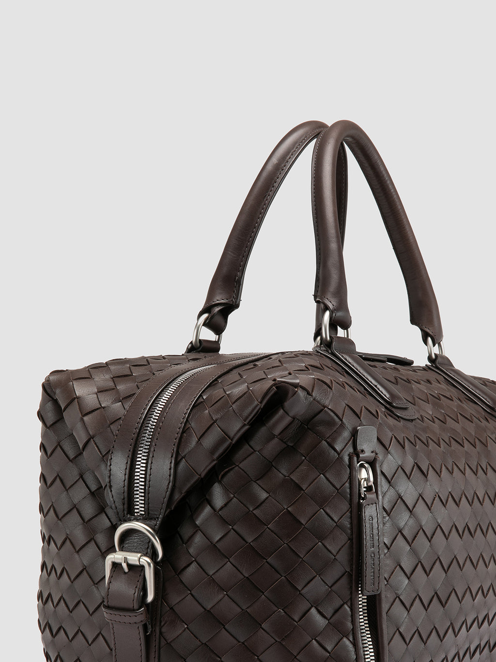 ARMOR 019 - Brown Leather Travel Bag Officine Creative - 6