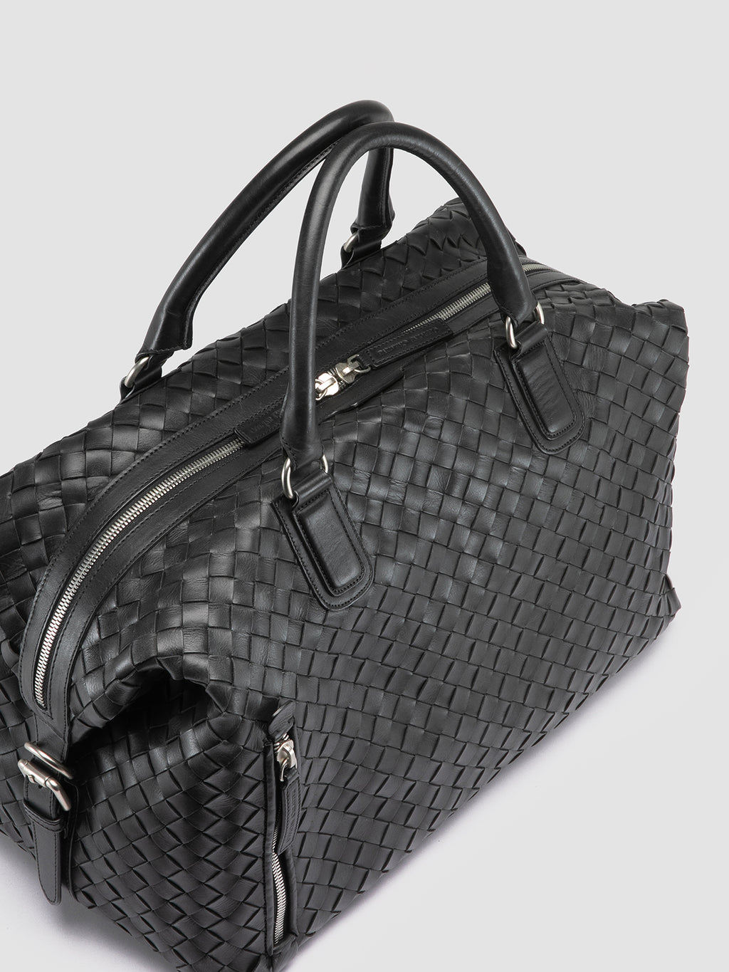 ARMOR 019 - Black Leather Travel Bag Officine Creative - 2