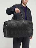 ARMOR 019 - Schwarze Reisetasche aus Leder