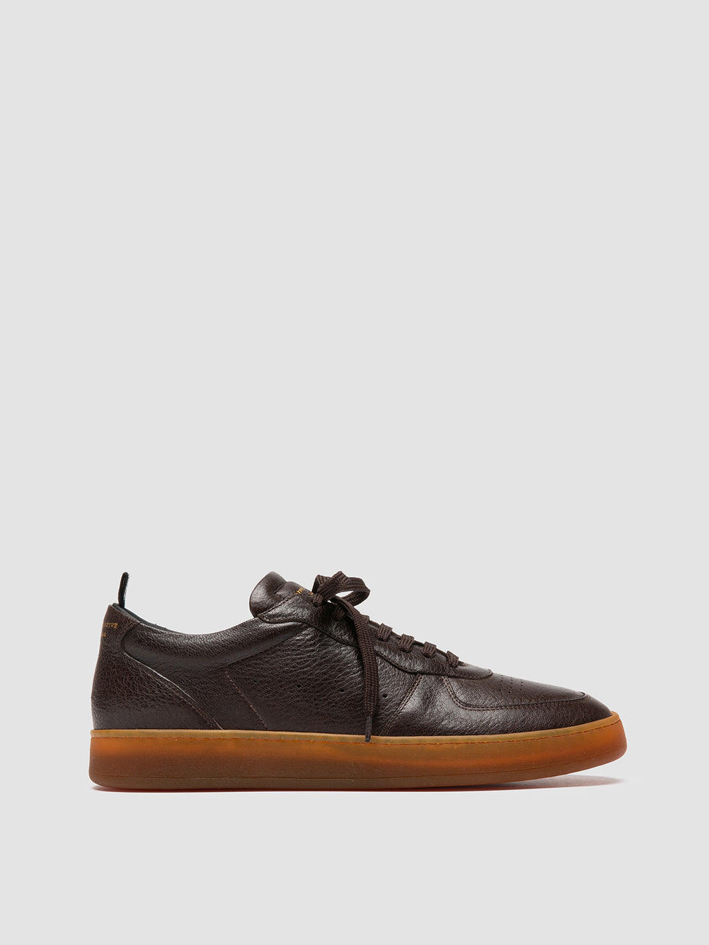 ASSET 001 - Brown Leather Low Top Sneakers Men Officine Creative - 1