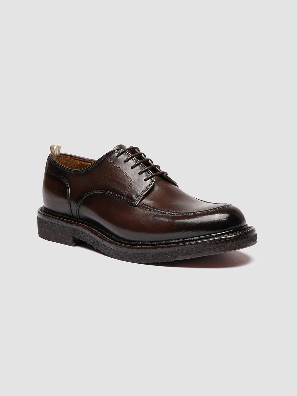 ASTON CREPE 003 - Brown Leather Derby Shoes Officine Creative - 3