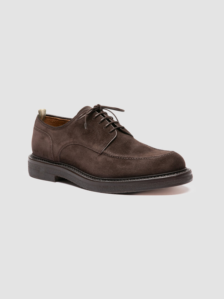 ASTON CREPE 003 - Brown Suede Derby Shoes Officine Creative - 3