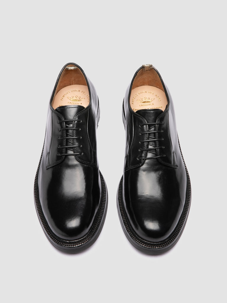 ASTON FLEXI 001 - Black Leather Derby Shoes Officine Creative - 2