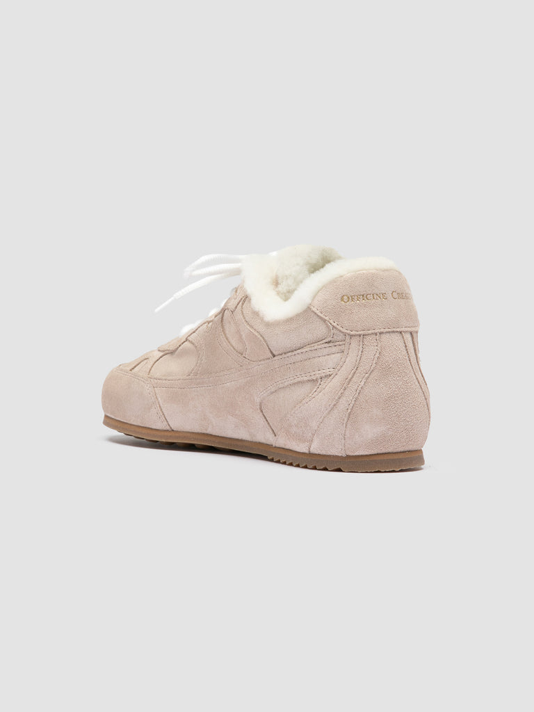 AWAY 102 - Ivory Suede Sneakers Officine Creative - 4