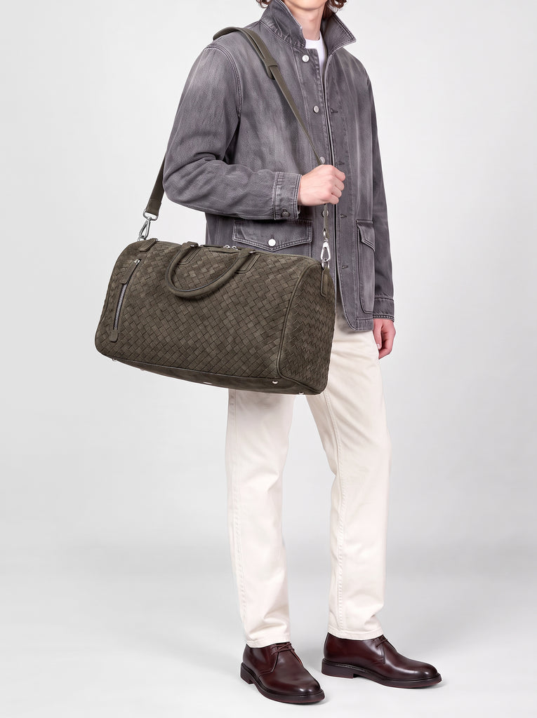 ARMOR 01 - Green Wowen Suede Weekender