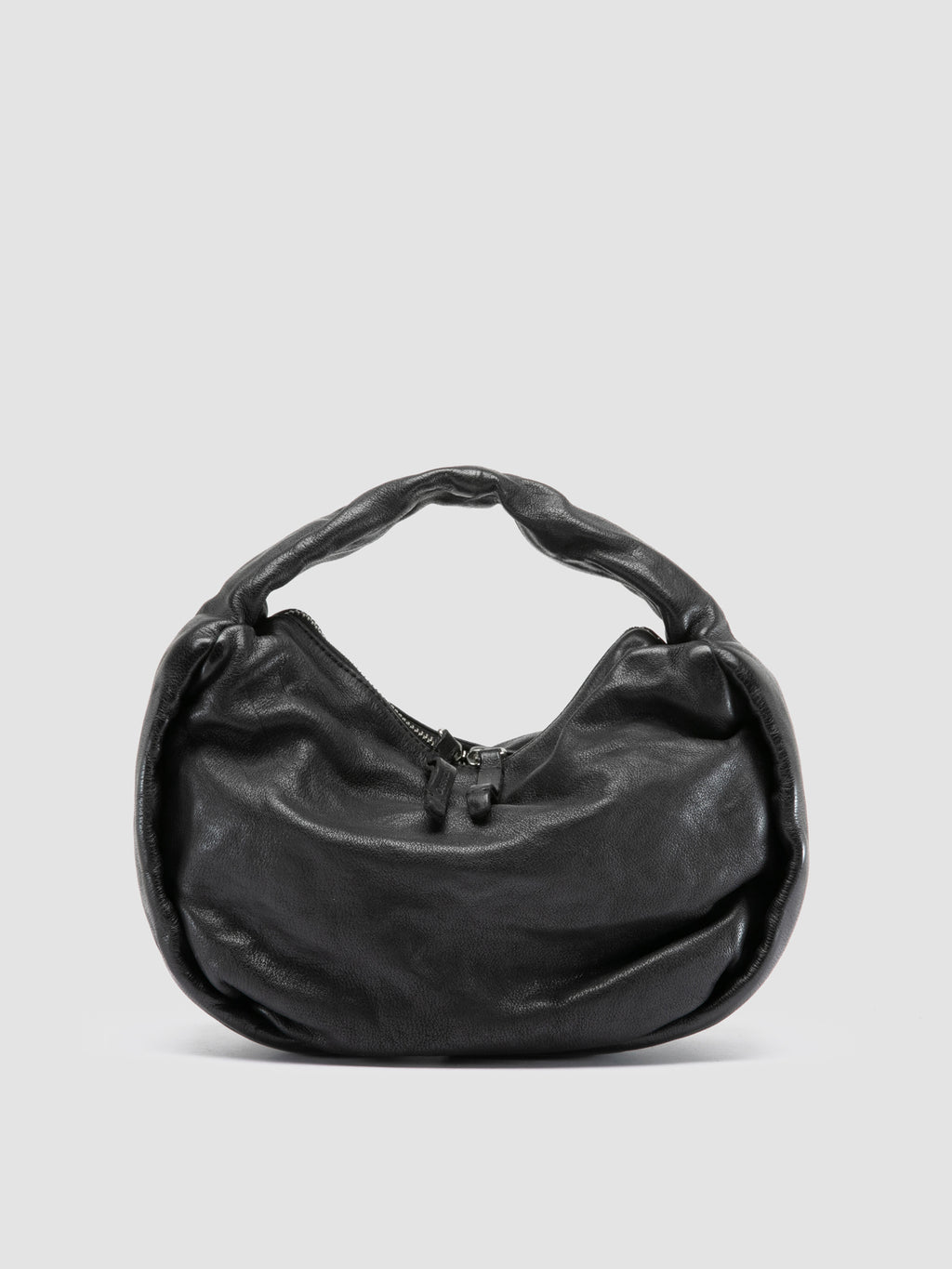 BOLINA 044 - Black Leather Shoulder Bag
