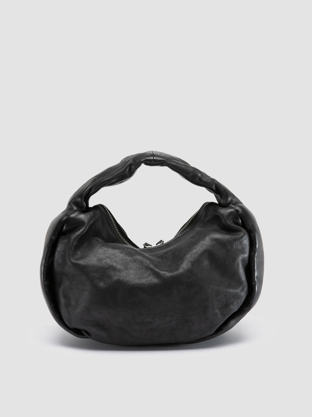 BOLINA 044 - Black Leather Shoulder Bag