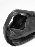 BOLINA 048 - Black Leather Shoulder Bag