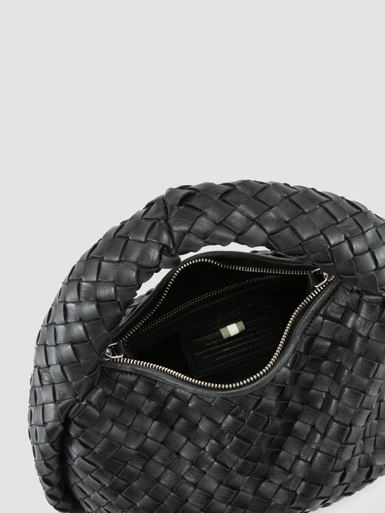 BOLINA 144 - Black Leather Handle Bag