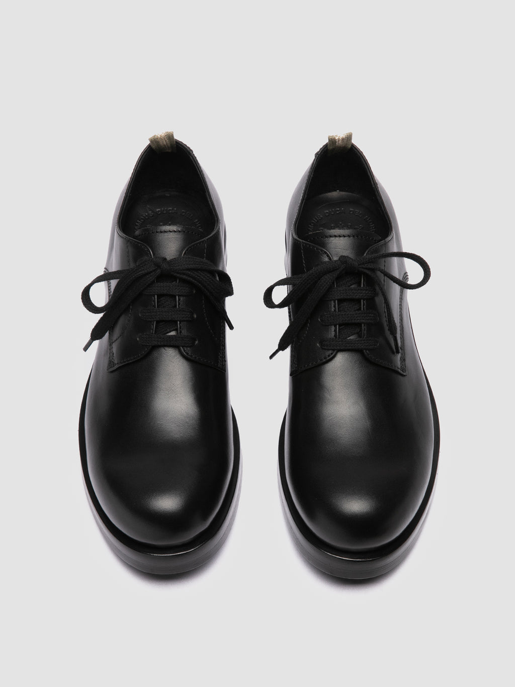 BULLA 001 - Black Leather Derby Shoes Officine Creative - 2