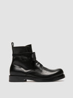 BULLA 002 - Black Leather Lace-up Boots Officine Creative - 1