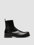 BULLA 003 - Black Leather Zipped Boots Officine Creative - 1