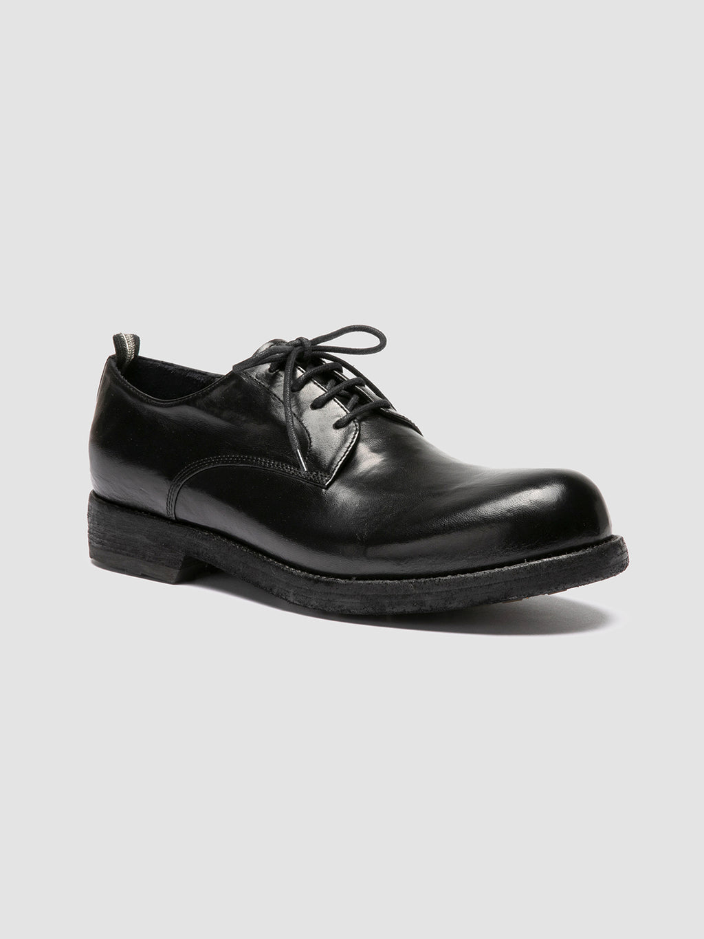 BULLA DD 101 - Black Leather Derby Shoes Officine Creative - 3