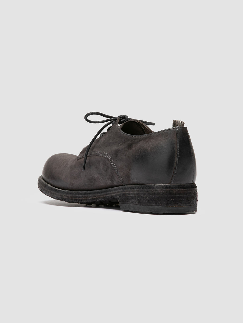 BULLA DD 101 - Grey Leather Derby Shoes Officine Creative - 4