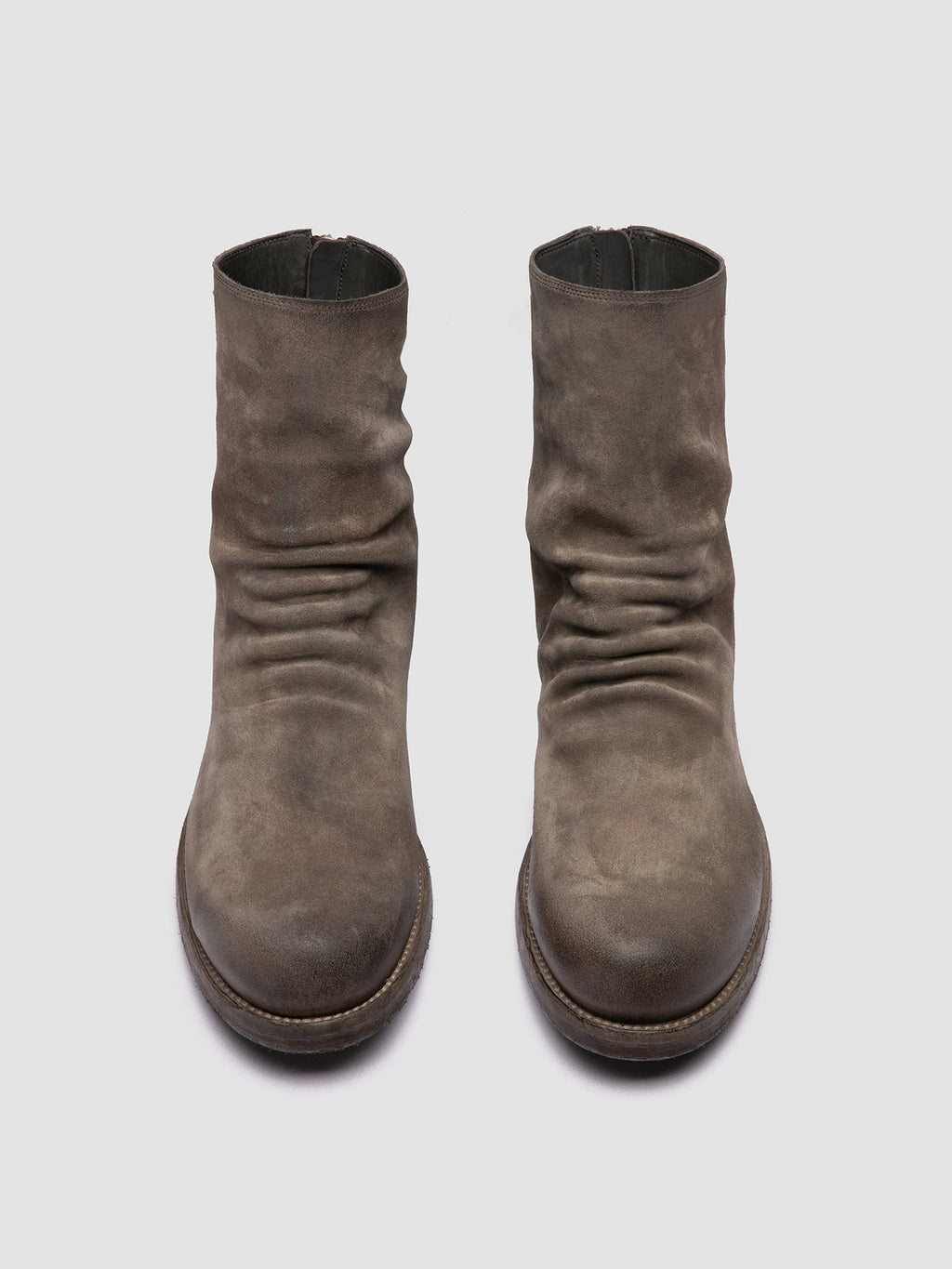 BULLA DD 103 - Grey Suede Zipped Boots Officine Creative - 2