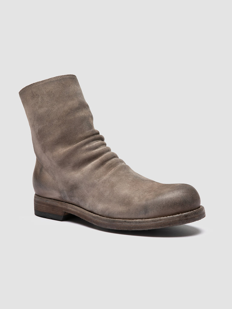 BULLA DD 103 - Grey Suede Zipped Boots Officine Creative - 3