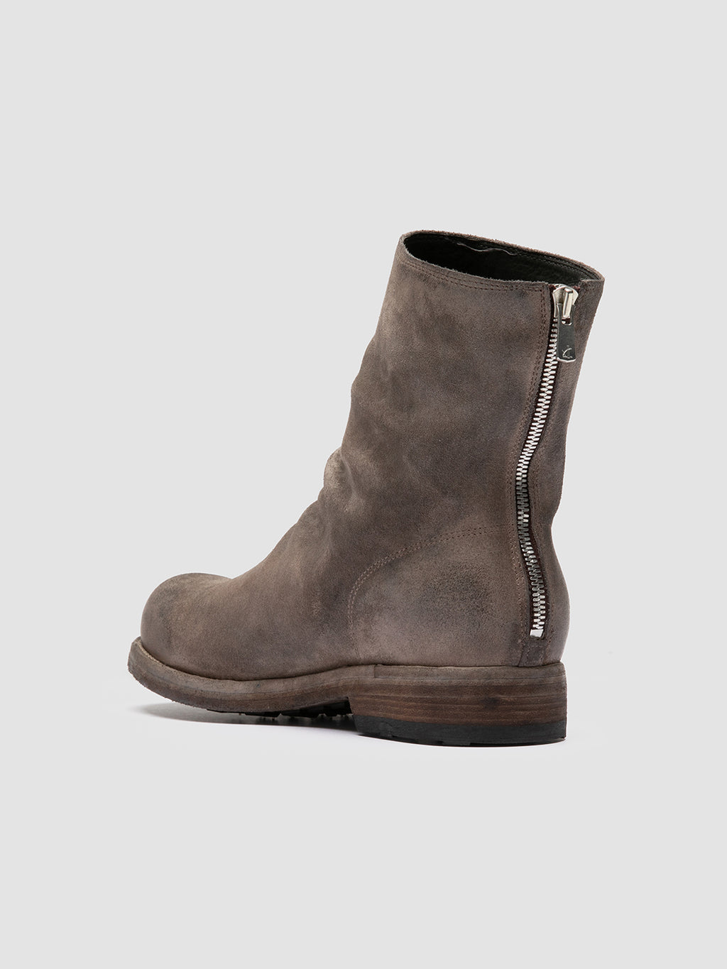 BULLA DD 103 - Grey Suede Zipped Boots Officine Creative - 4