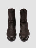 BULLA DD 103 - Brown Leather Zipped Boots Officine Creative - 2