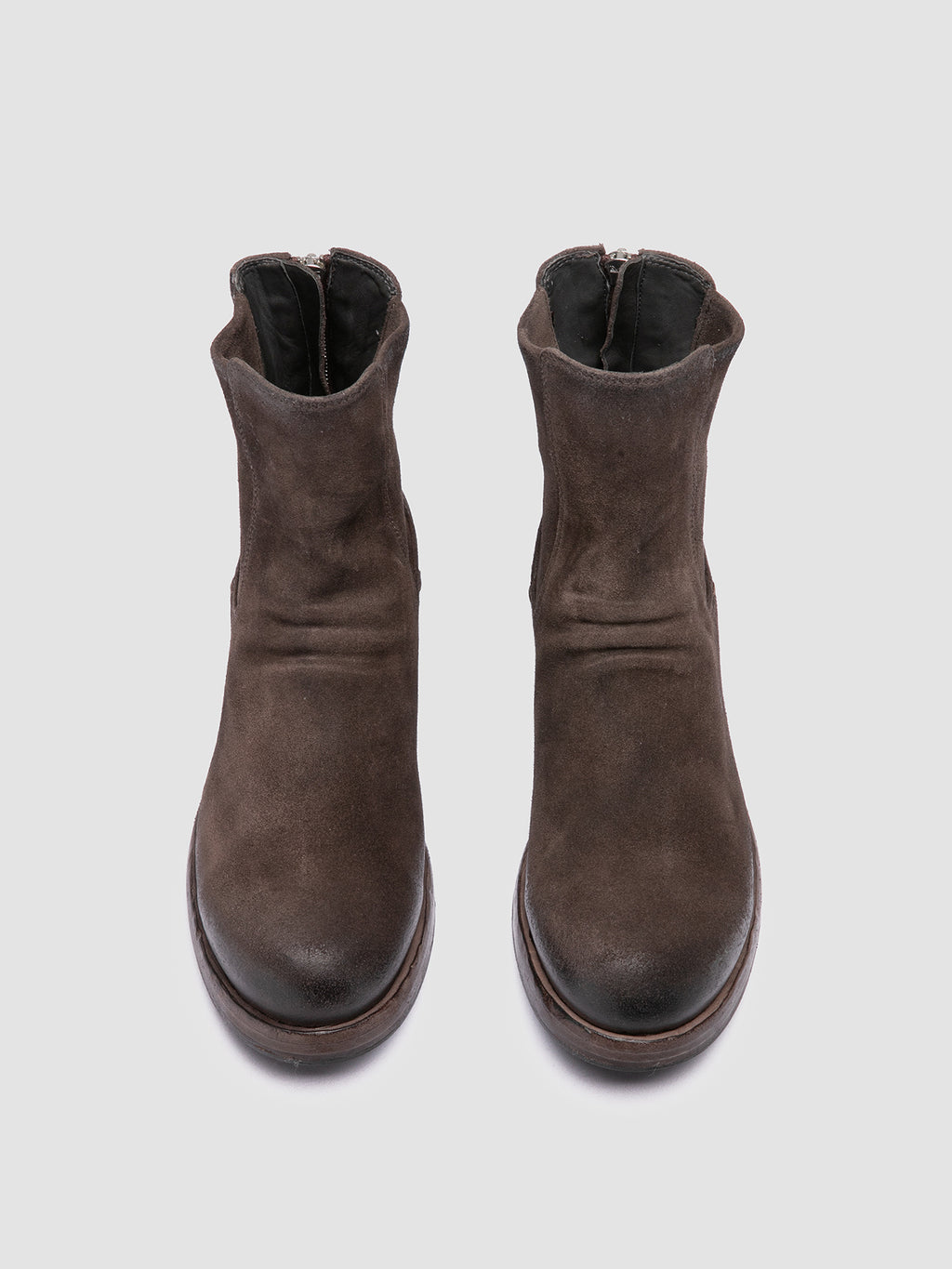 BULLA DD 304 - Taupe Suede Zipped Boots Officine Creative - 2