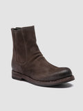 BULLA DD 304 - Taupe Suede Zipped Boots Officine Creative - 3