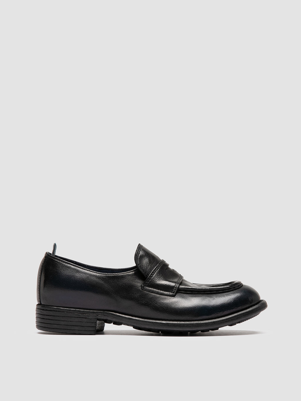 CALIXTE 020 - Navy Leather Penny Loafers Officine Creative - 1