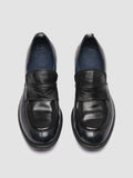 CALIXTE 020 - Navy Leather Penny Loafers Officine Creative - 2