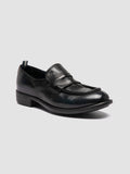 CALIXTE 020 - Navy Leather Penny Loafers Officine Creative - 3
