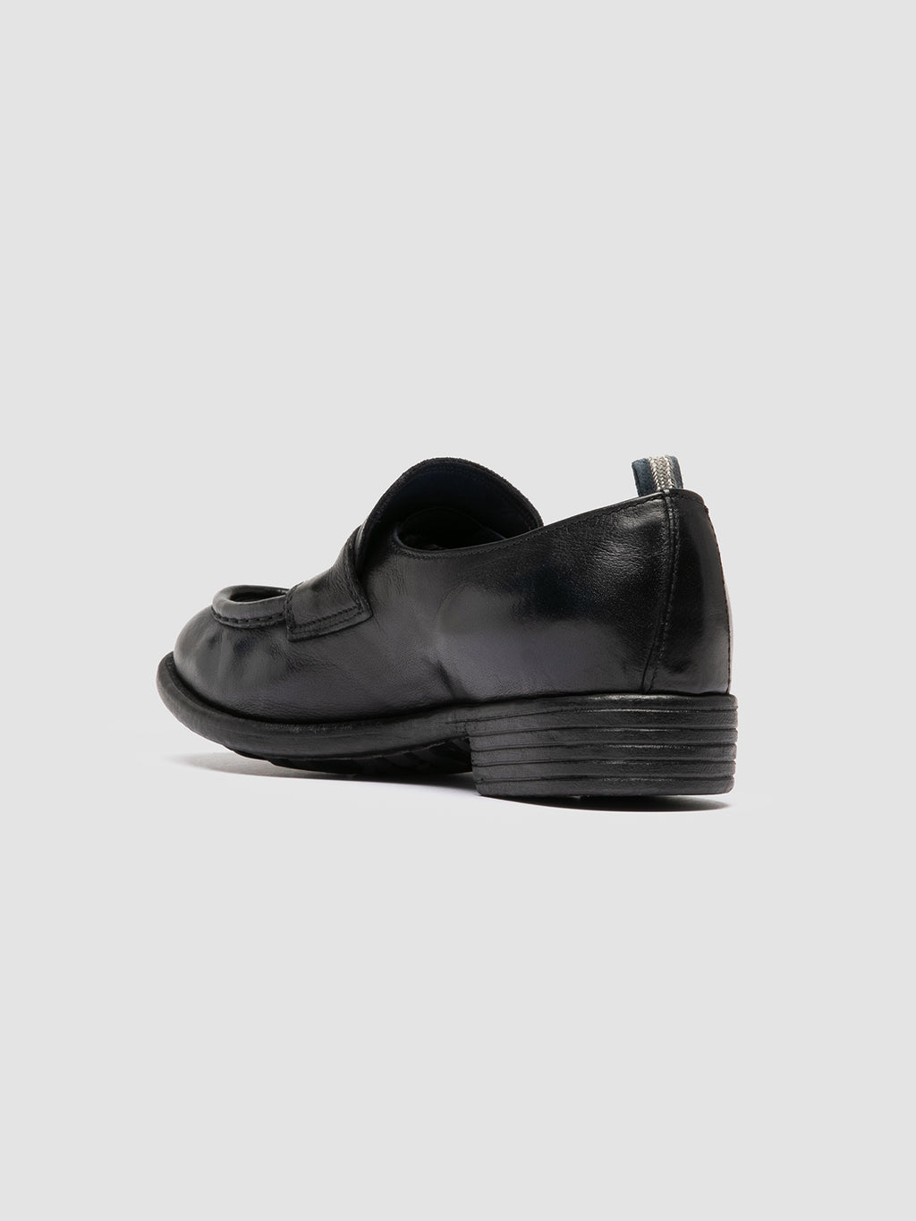 CALIXTE 020 - Navy Leather Penny Loafers Officine Creative - 4