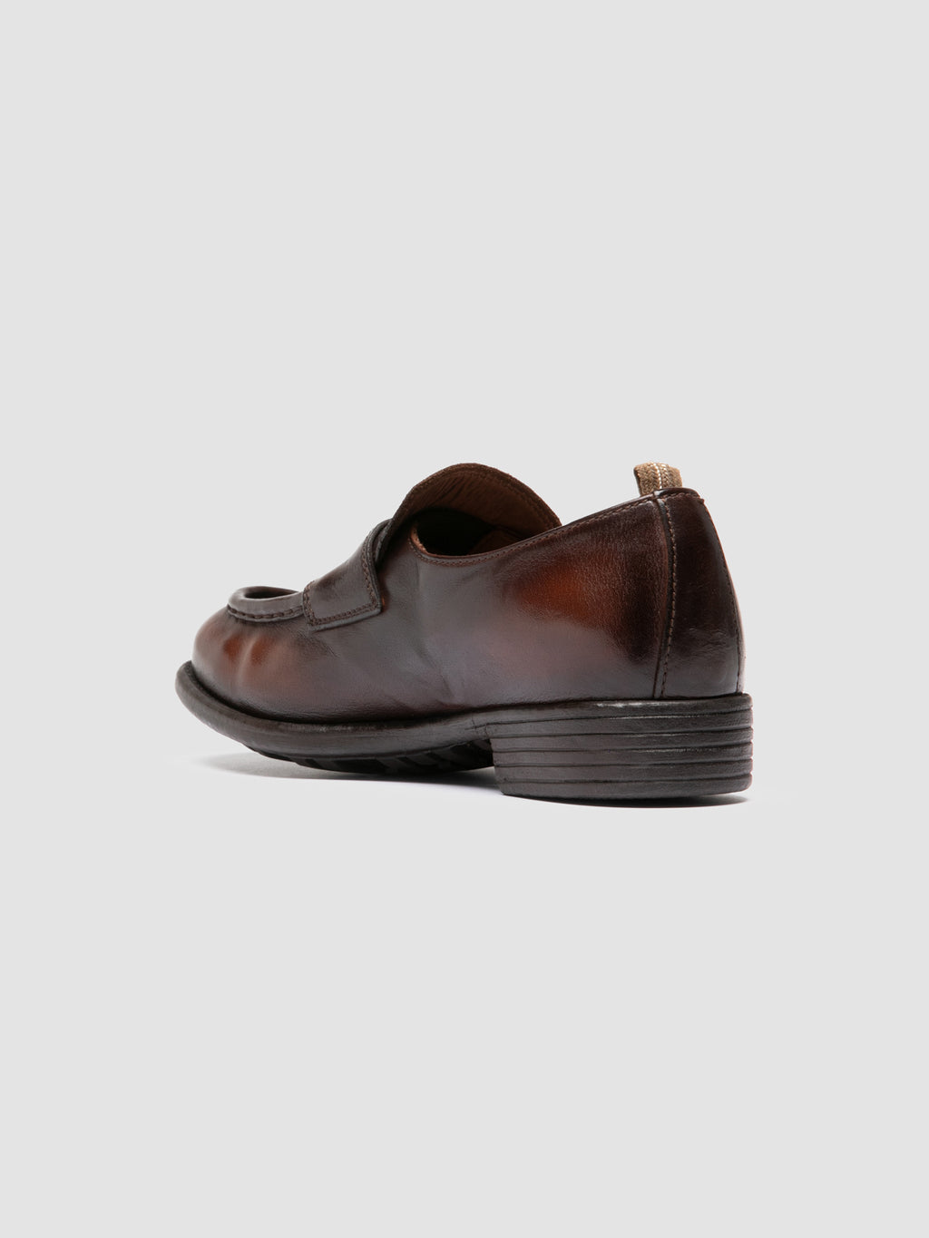 CALIXTE 020 - Brown Leather Penny Loafers Officine Creative - 4