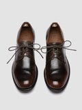 CALIXTE 068 - Brown Leather Derby Shoes Women Officine Creative - 2