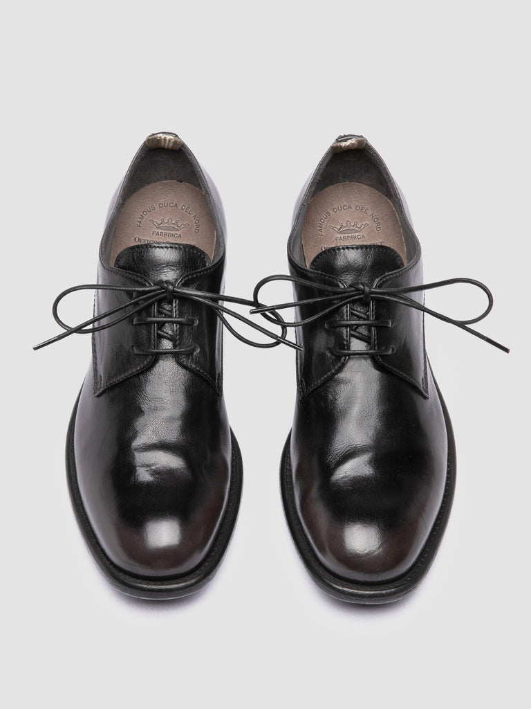CALIXTE 068 - Burgundy Leather Derby Shoes Officine Creative - 2