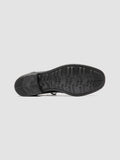CALIXTE 084 - Black Leather Derby Shoes