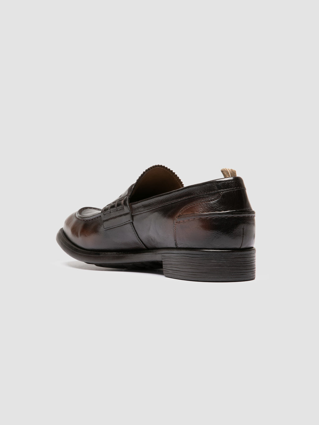 CHRONICLE 056 - Brown Leather Penny Loafer Officine Creative - 4