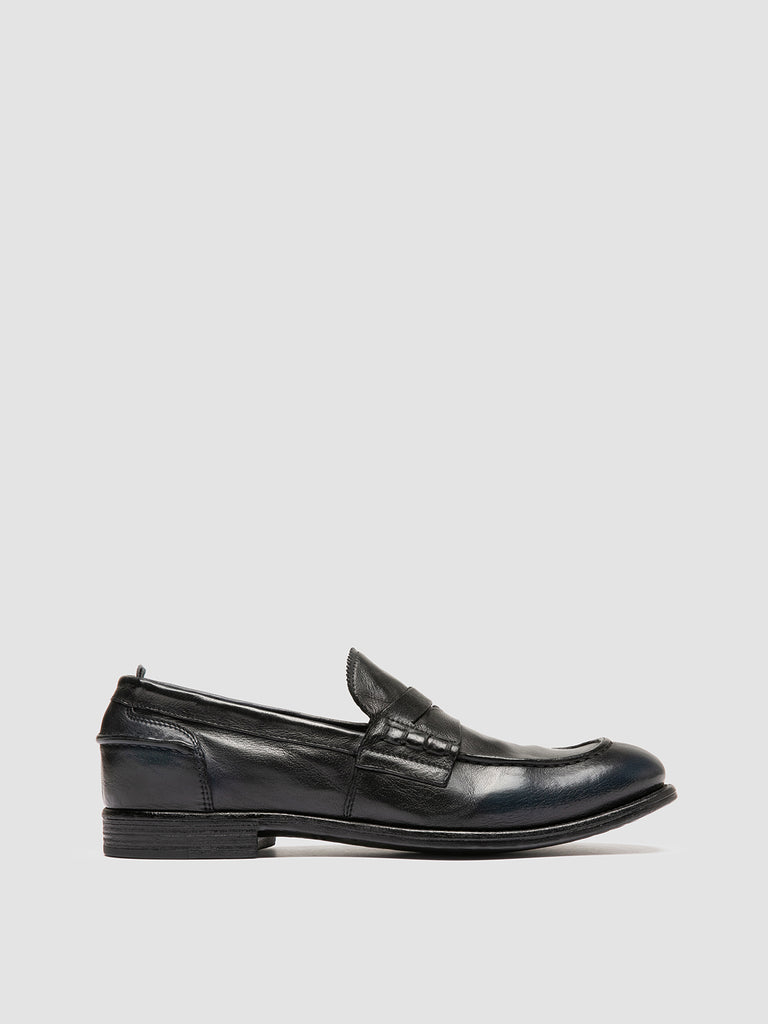 CHRONICLE 144 - Navy Leather Penny Loafers