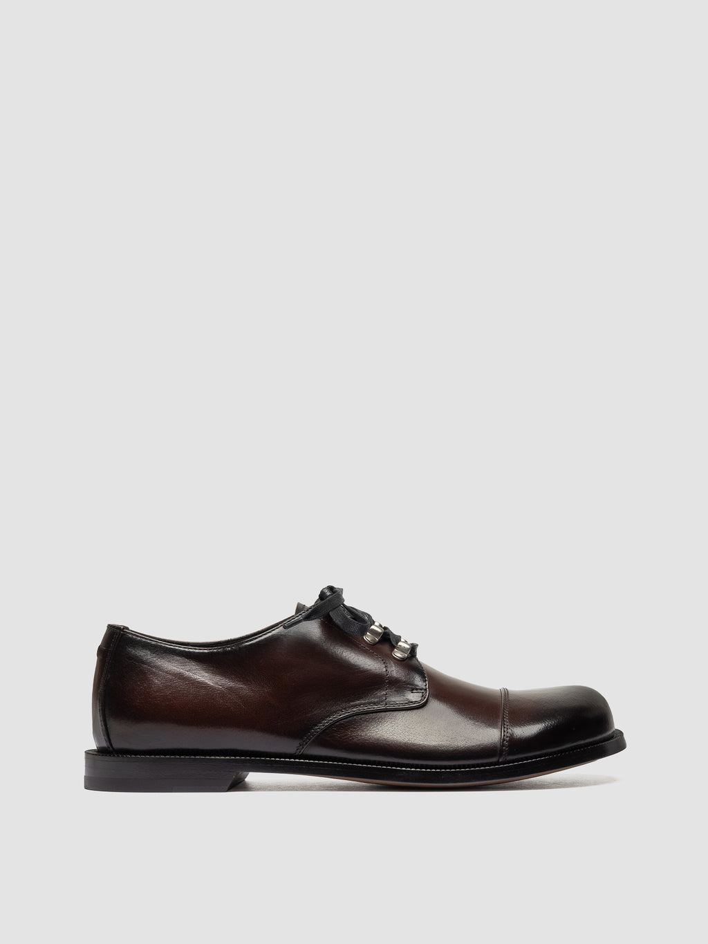GEMSTONE 001 - Brown Leather Derby Shoes