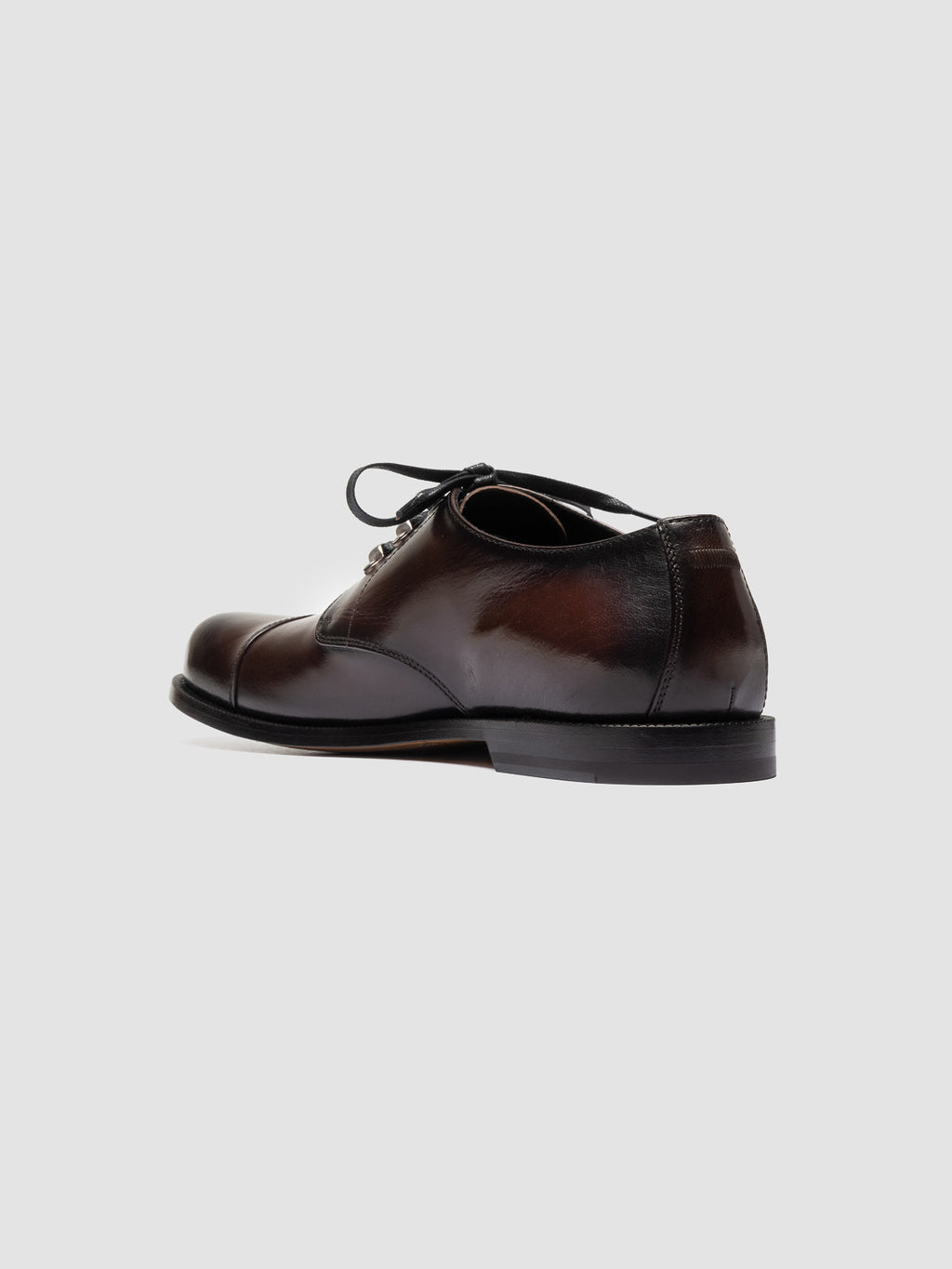 GEMSTONE 001 - Brown Leather Derby Shoes