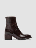 DENNER 107 - Burgundy Leather Zip Boots