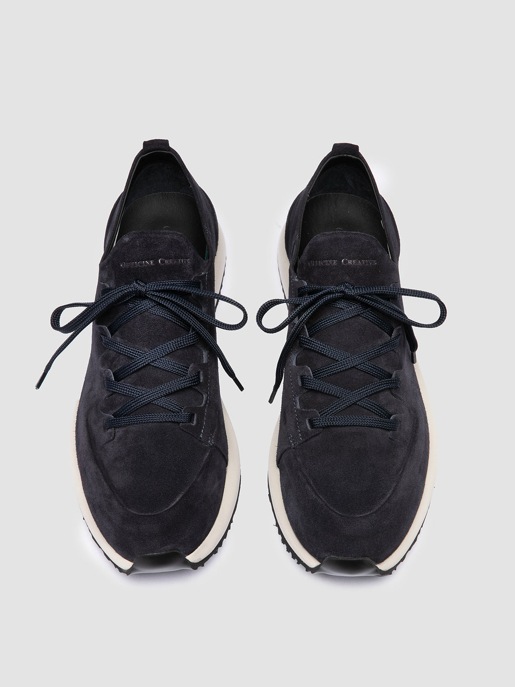 ENTIRE 001 - Navy Suede Sneakers Officine Creative - 2