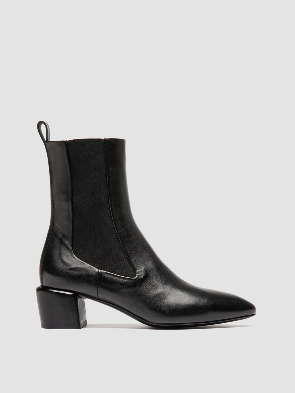FEBE 003 - Black Leather Chelsea Boots