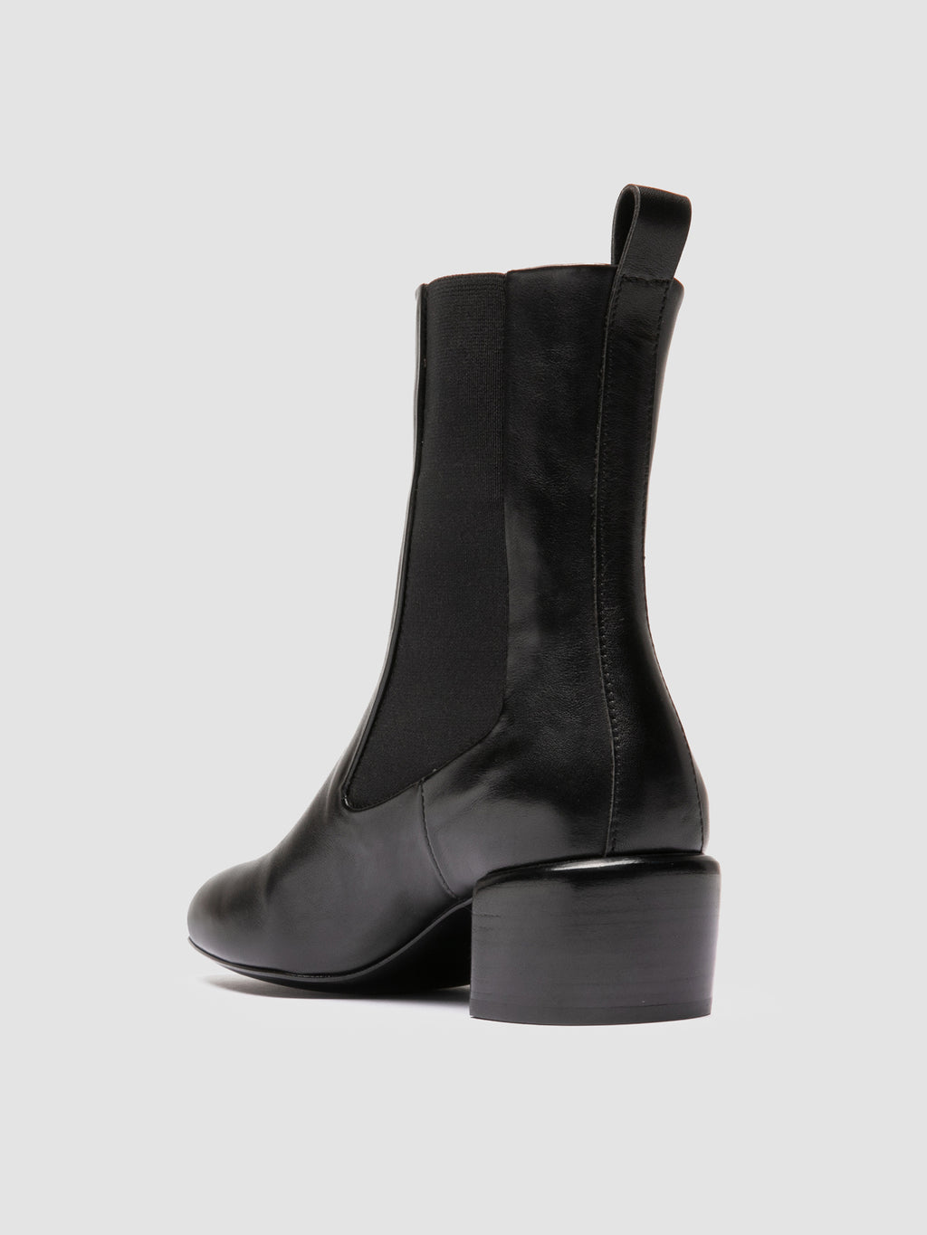 FEBE 003 - Black Leather Chelsea Boots