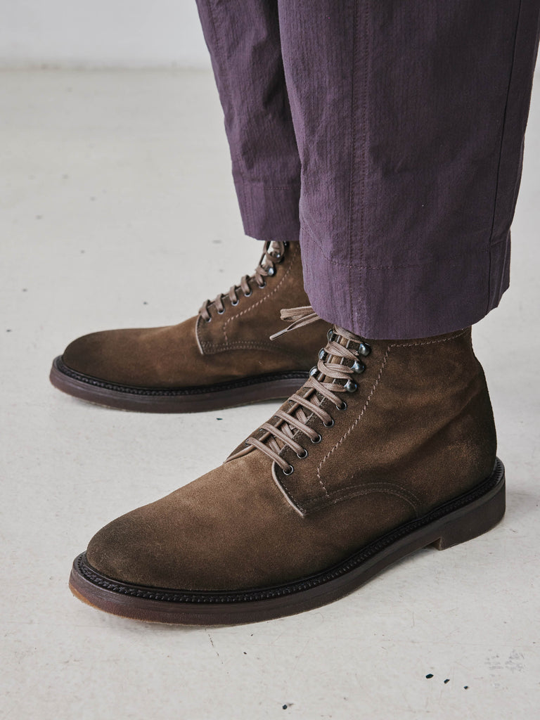 HOPKINS FLEXI 203 - Taupe Suede Lace-up Boots Officine Creative - 7