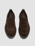FRAME 001 - Brown Suede Penny Loafers Officine Creative - 2