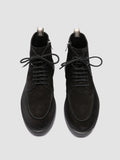 FRAME 004 - Black Suede Lace-up Boots Officine Creative - 2
